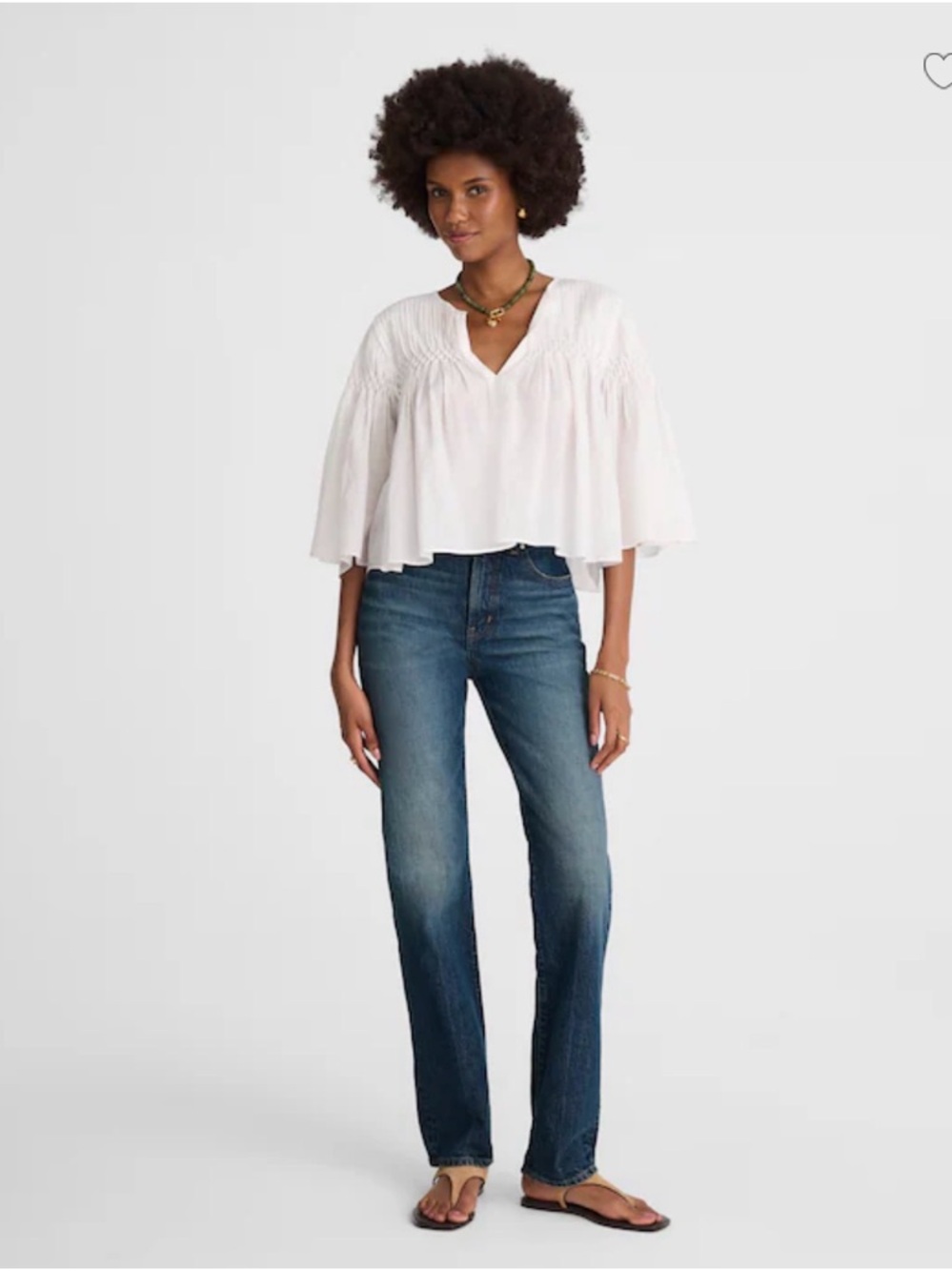 Madewell The Longline Straight Jean